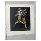 MERV CORNING SUPER BOWL XLV LITHOGRAPH, LTD ED