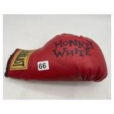 EVERLAST BOXING GLOVE, RED, 'HONKEY WHITE'