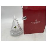 WATERFORD CRYSTAL TEA LIGHT HOLDER, CONICAL