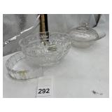 A TILDEN-GOFF CO. 24% LEAD CRYSTAL BOWL, PRESSED