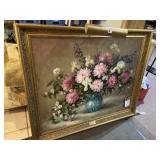 L.S. MCCUNE 1994 OIL ON CANVAS FLORAL STILL LIFE