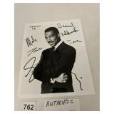 EDDIE MURPHY OFFICIAL SIGNED B&W PHOTOGRAPH,