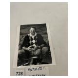 PAUL MICHAEL GLASER SIGNED PHOTOGRAPH, B&W,