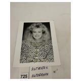 SALLY STRUTHERS AUTOGRAPHED PORTRAIT PHOTO, DATED