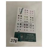 SELF-ADHESIVE CRAFT GEMS, RHINESTONES, 9 ASSORTED