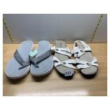 COMFORT PLUS BY PREDICTIONS STRAPPED SANDALS,