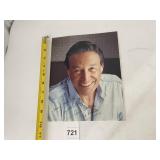 MIKE WALLACE AUTOGRAPHED PHOTOGRAPH, 60 MINUTES