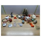 CHRISTMAS ORNAMENTS, MINIATURE BOTTLE BRUSH