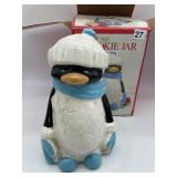 GGI CHILLY WILLY CERAMIC COOKIE JAR, PENGUIN