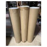 MAILING TUBE W/ PLASTIC CAPS.