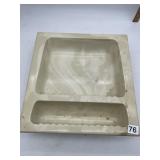 RECESSED SOLID SURFACE SHOWER NICHE, TWO