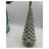 MERCURY GLASS LIGHT-UP DECORATIVE TREE W/ POWER