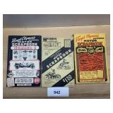 FLOYD CLYMER'S VTG HISTORICAL MOTOR SCRAPBOOK,