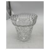 MARQUIS BY WATERFORD DIAMOND CRYSTAL FLOWER POT,