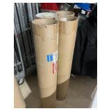 CARDBOARD MAILING TUBES, UPS 2ND DAY AIR LABELS.
