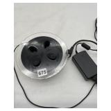 MESSLESS CIRCULAR CHARGING STATION, CLEAR ACRYLIC