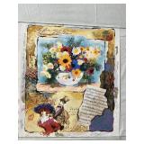 SIGNED LIMITED ED PRINT, 234/330, FLORAL VASE,