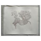 GUILLAUME AZOULAY 'ILLUSTRE' ETCHING, SIGNED, LTD