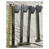 CHROME-TONE RETAIL DISPLAY ARMS, INCL STRAIGHT