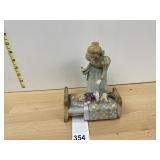 STAFFORD CHINA PORCELAIN FIGURINE, HAND PAINTED,