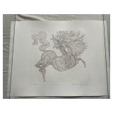 GUILLAUME AZOULAY 'ILLUSTRE' ETCHING, LTD ED