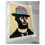 PETER MAX SILKSCREEN PRINT, 'TOULOUSE LAUTREC