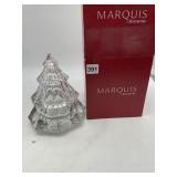 MARQUIS BY WATERFORD CRYSTAL LIDDED DISH, TREE