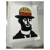 PETER MAX SILKSCREEN 'TOULOUSE LAUTREC BLACK &