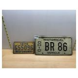 WEST VIRGINIA 1974 LICENSE PLATE, HISTORICAL