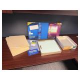 AVERY WHITE ADDRESS LABELS, CLEAR RETURN LABELS,
