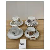 ROYAL ALBERT BONE CHINA DAFFODIL & VIOLETS CUP &