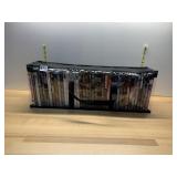 ASSORTED MOVIES DVDS IN  BLACK ZIPPERED CASE