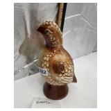 CERAMIC FOWL LIQUOR BOTTLE, DATED 1968, CORK