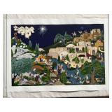 DANIELA STEPHEN MOLS 'O' LITTLE TOWN' SERIGRAPH,