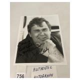 JERRY CADY AUTOGRAPHED B&W PHOTOGRAPH,