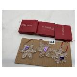 MARQUIS BY WATERFORD CRYSTAL SNOWFLAKE ORNAMENTS
