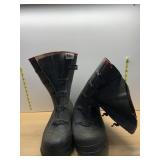 SERVUS RUBBER TALL WORK BOOTS, ADJUSTABLE