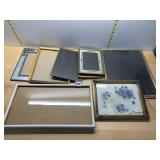 ASSORTED PICTURE FRAMES, VTG & MODERN STYLES,