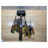 RUBBER MALLET W/ WOOD HANDLE, ASSORTED