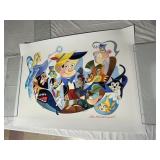 ROBERT DE MICHIELL PINOCCHIO'S WORLD SERIGRAPH,