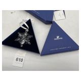 SWAROVSKI CRYSTAL CHRISTMAS ORNAMENT 2012,