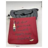 LUG QUILTED CROSSBODY BAG, RED FAUX LEATHER