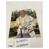 SAM SNEAD AUTOGRAPHED GOLF PHOTO, INSCRIBED 'TO