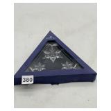 SWAROVSKI CRYSTAL SNOWFLAKE ORNAMENT SET 2020.