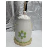 SEASONS OF CANNON FALLS CERAMIC JAR, FLORAL