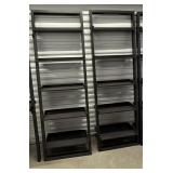 FLOATING SLANT WALL SHELVES 76' H X 26' W