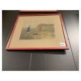 H. ALKEN & C. BENTLEY 'PARTRIDGE SHOOTING' FRAMED