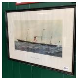 ANTONIO JACOBSEN PRINT, STEAMSHIP 'DONA MARIA'