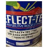 REFLECT-TEC REFLECTIVE ROOF COATING, 55 GAL,