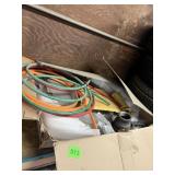 INDUSTRIAL HOSES, METAL PIPE FITTINGS, YELLOW